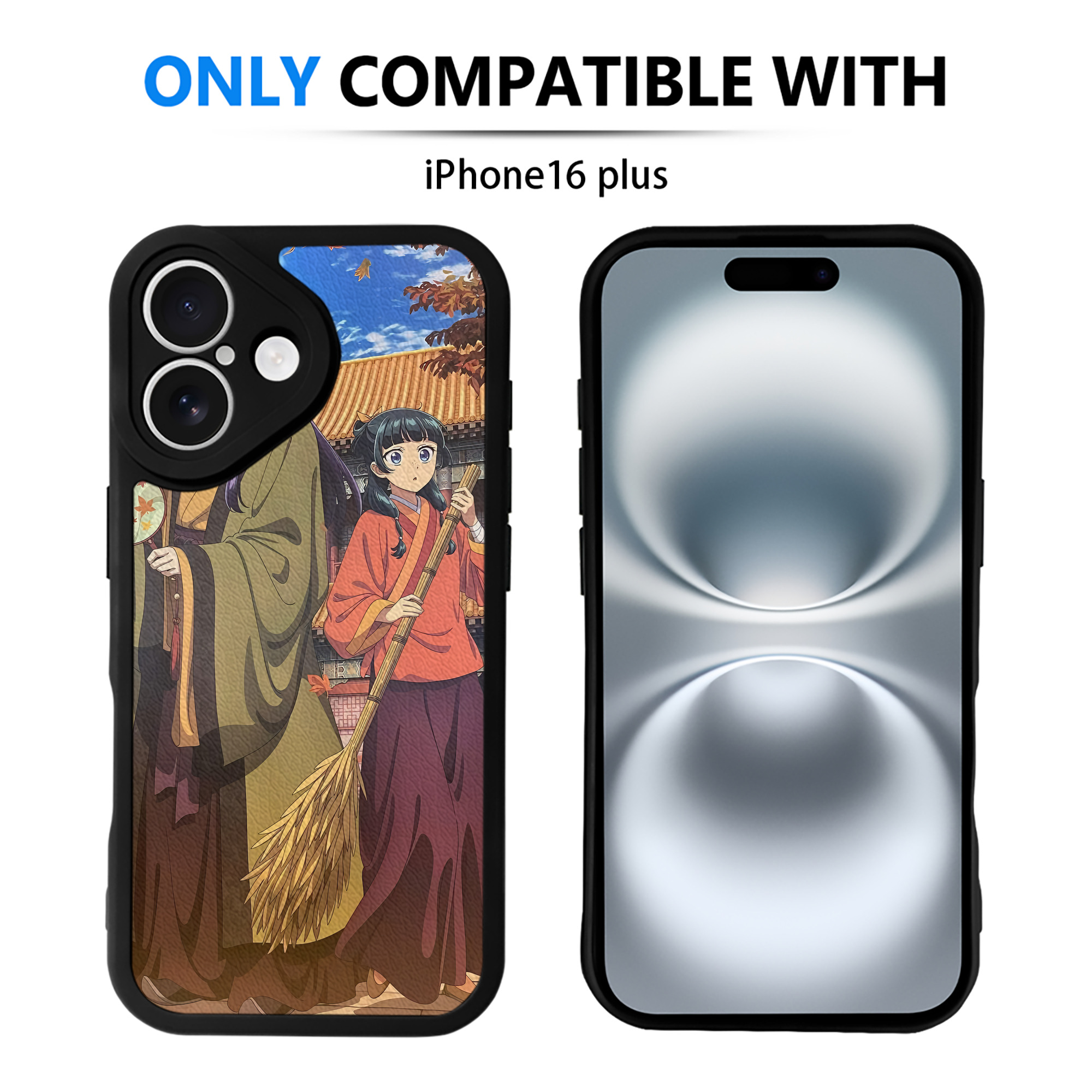 薬屋のひとりごと The Apothecary Diaries 【iPhone 16シリーズ対応】シリコンスマホケース（レザー調） 材質：シリコン